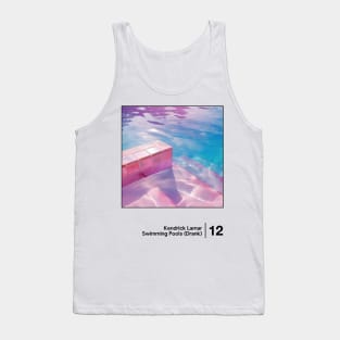 Swimming Pools (Drank) - Minimal Graphic Artwork Design Tank Top